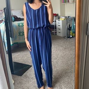 Tommy Hilfiger Blue Striped Jumpsuit